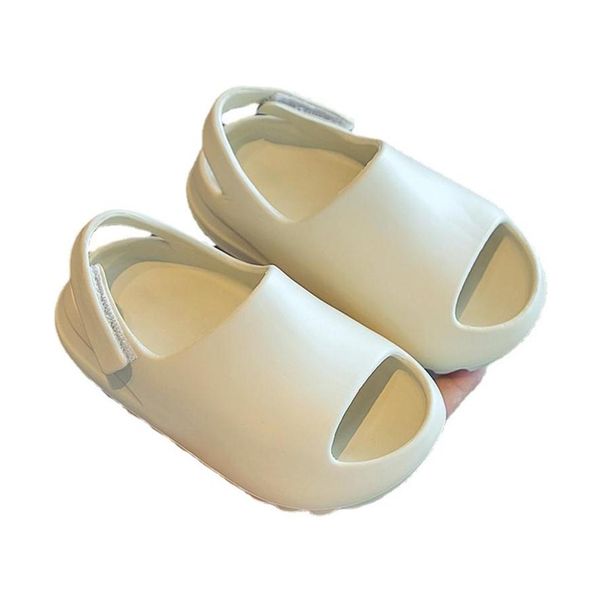 

baby slipper toddler kids adults slip-on fashion sandals boys girls foam beach summer slides bone resinchildren lightweight water 247e273p, Black;grey