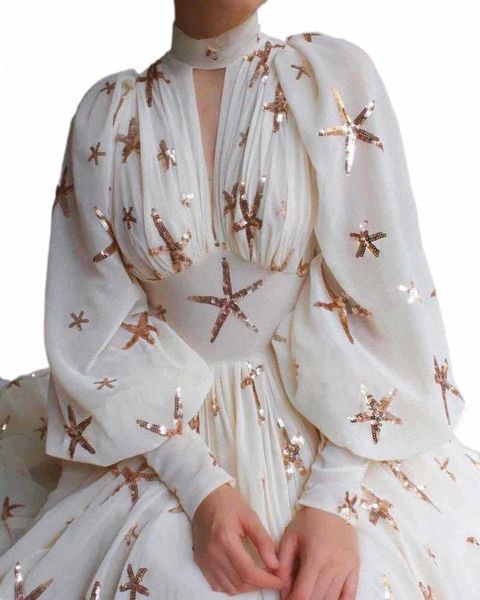 

casual dresses women maxi dress elegant sequined tunic classy turtleneck high slit evening party formal a-line long white c3vf#, Black;gray