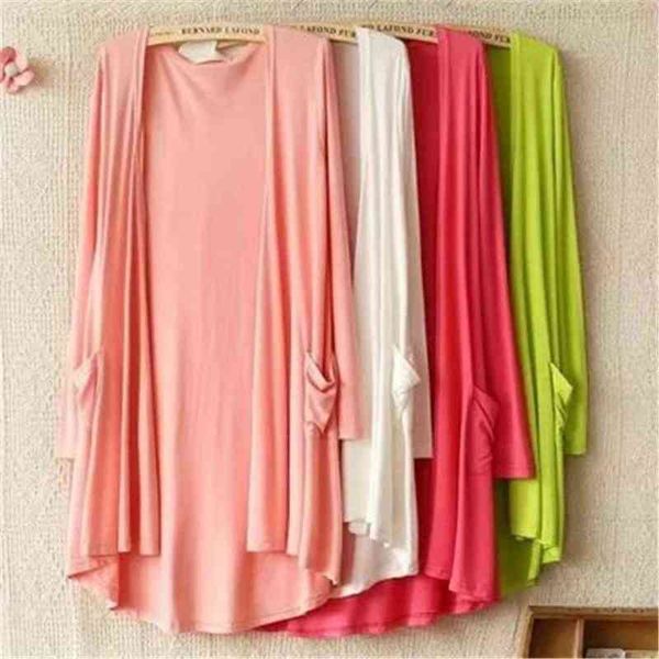 

women's sweaters fashion new women candy color cotton modal casual thin long sleeve sweet vest female open stitch summer spring autumn, White;black