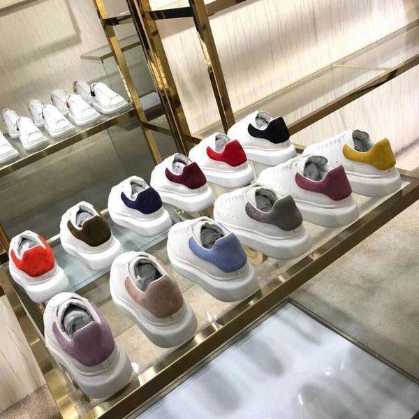 

designer sneaker shoes casual shoes outdoor sneakers mens leather white platforms with pinks black red green size 36-44 mc queens alex 7xyu