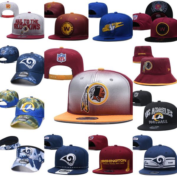 

snapbacks los angeles''rams''men washington''commanders''men football hats cap adjustable fit hat, Black;white