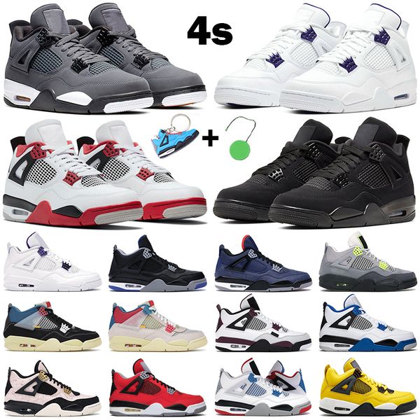 

golf shoe basketball shoes mens trainers athletic sneakers fire red black cat pure money motorsports metallic purple men women 4s guava ice