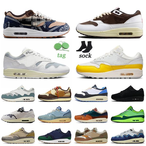 

sell well 1 87 running shoes sneakers monarch men women trainers tour yellow safari cobblestone 1s 87s noise aqua patta dirty denim kasina s