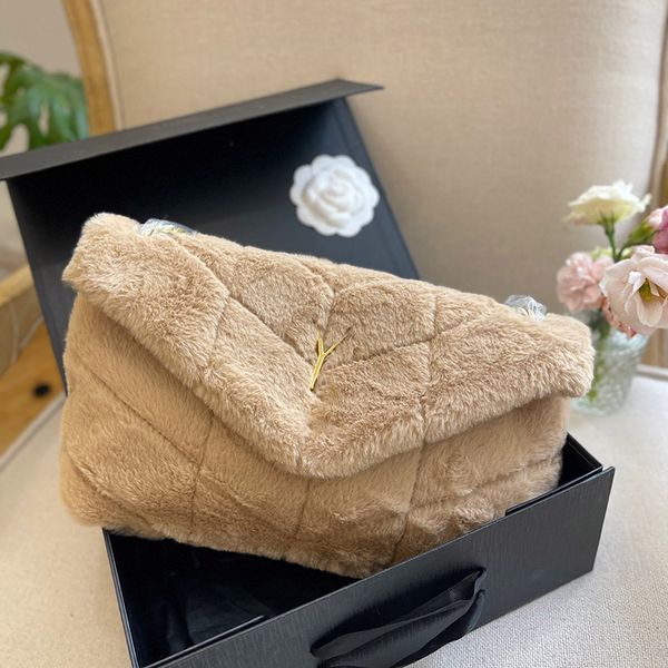 

shoulder bags designer womens crossbody bag stylish terry denim handbags elegant winter puffer shoulder bag purses wallets 30cm 221223