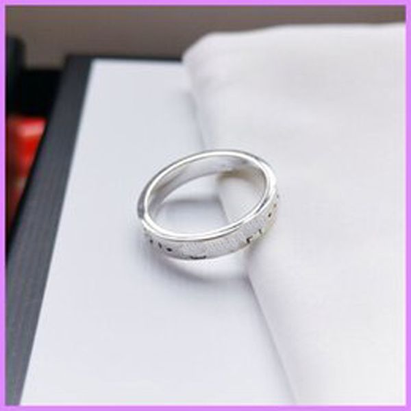 

fashion silver brand rings designer women mens ring luxurys designers jewelry skeleton party gift street letter ring 4 6 9m d2111198f