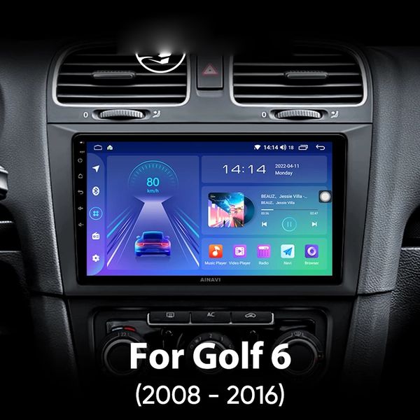 

multimedia-player gps car video dvd stereo wifi android 2-din radio for vw santana 2013-2018