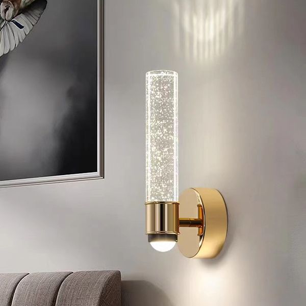 

postmodern bubble crystal wall lamps simple bathroom mirror light high grade aluminum lighting luxury l living room wall lights modern bedro