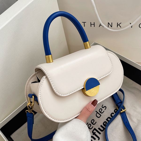 

evening bags candy color women s small handbags panelled pu leather shoulder messenger for women trended lady short handle crossbody bag 220