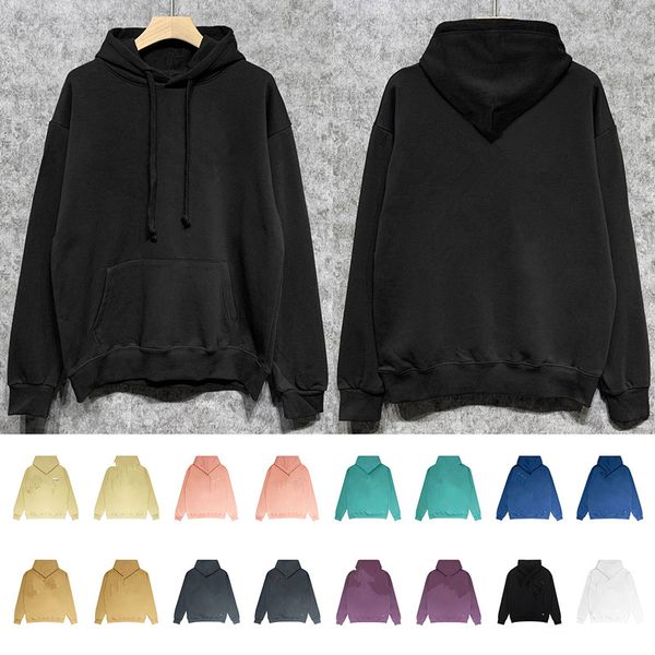 

fashion brand sweatshirts men's autumn winter casual sweatshirts mens 33 colours gradual classic lettered print crew neck sweater, Black