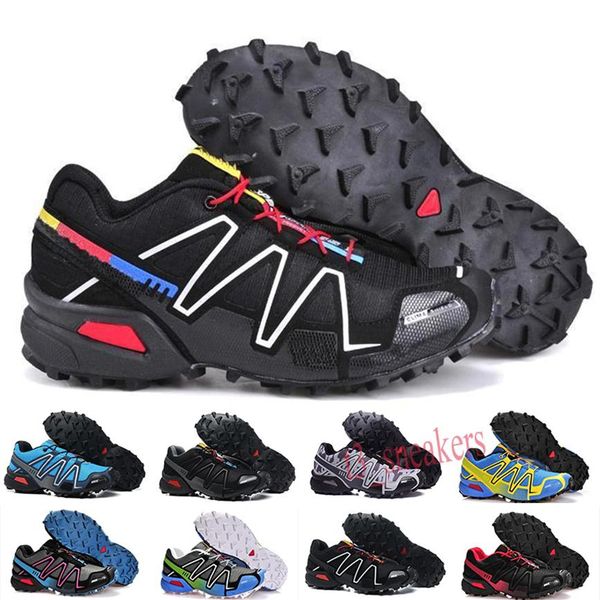 

2020 new zapatillas speedcross 3 casual shoes men speed cross walking outdoor sport hiking athletic sneakers size 40-46 t301227a, Black;brown
