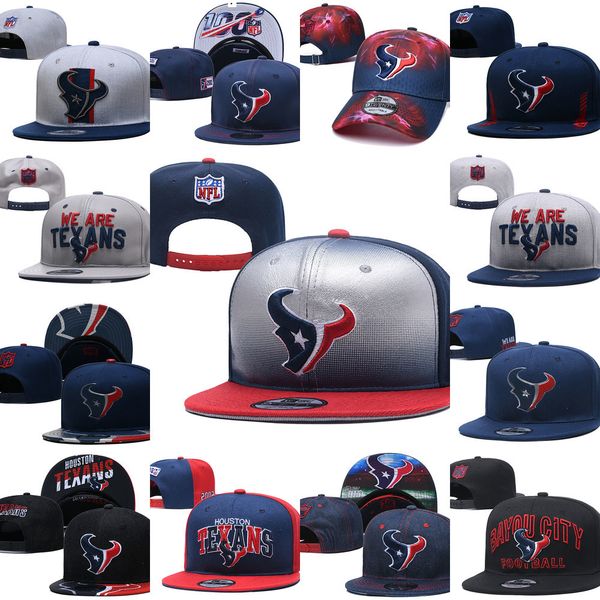

snapbacks houston''texans''football hats cap adjustable fit hat, Black;white
