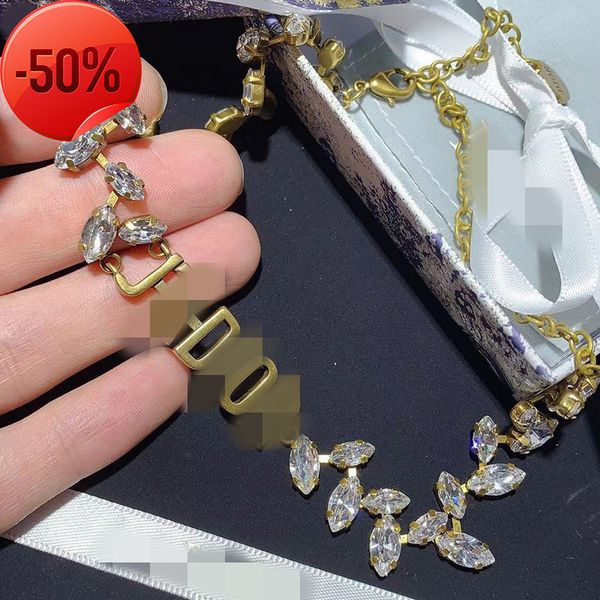 

50% off factory clearance sale designer new brand jewelry necklace charm d double chain horse eye, Silver