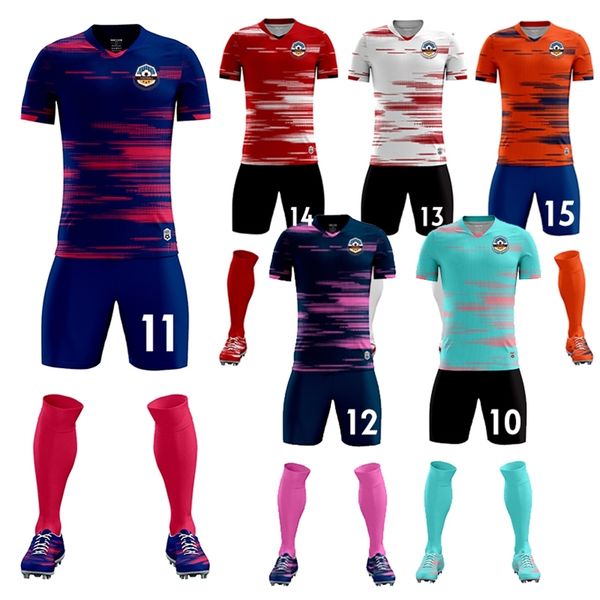 

gym clothing survetement football men women soccer jerseys set boys girl kids football uniforms children tracksuit sports 220919, White;black