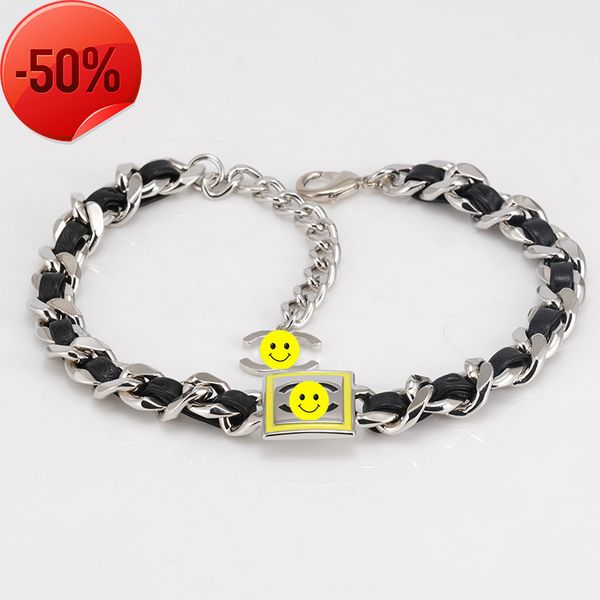 

50% off factory clearance sale designer new brand jewelry necklace charm fashion woven rope stick chooker dign c d, Silver