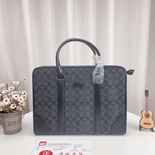 

classic versatile cowhide briefcase versatile stylish computer bag super practical tote 2022