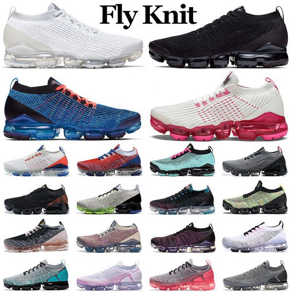 

running shoes mens trainers sports sneakers triple white black snakeskin oreo grey crimson south beach fly 3.0 men knit 2.0 women