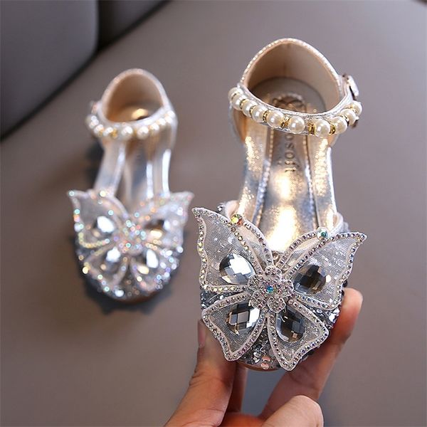 

sneakers children s party wedding children shoes sequin lace bow kids cute pearl princess dance single casual girls shoe 220920, Black;red