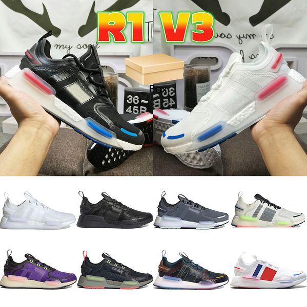 

with box r1 v3 running shoes nomad triple og black white red blue onix active purple signal utility green legend ink outdoor men trainers wo