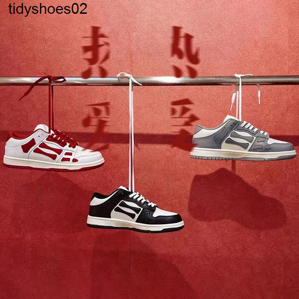 

same wang yibo couple amirs bone shoes 2022 new low sports casual men's and women's board shoes, Black
