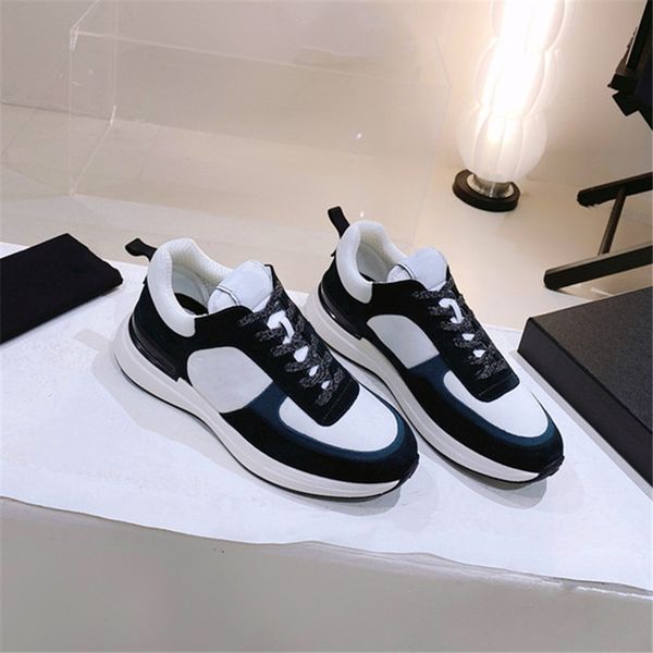 

new color matching casual sneakers classic color matching panda shoes daily walking skateboard shoe, Black