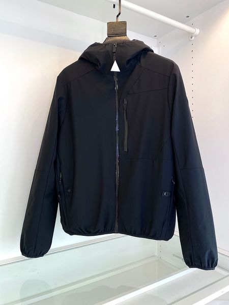 

new men's thin hooded down outerwear designer style casual coat, Black