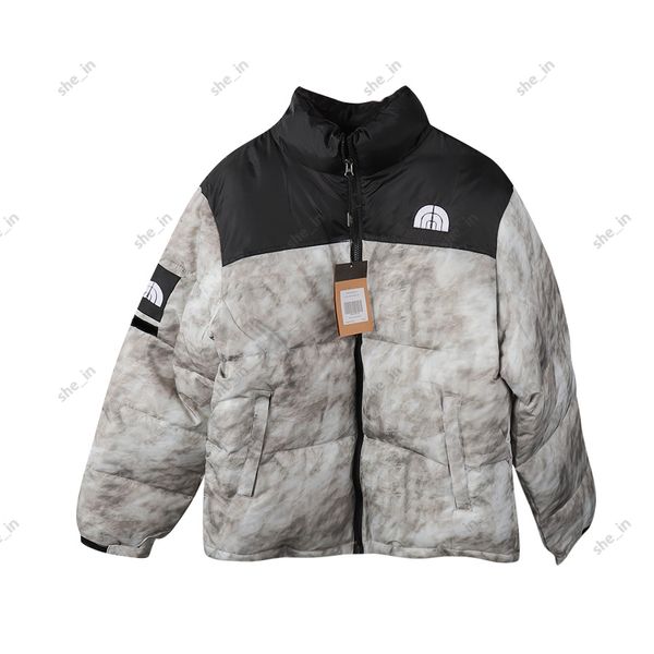 

mens down jackets fashion winter puffer jacket classic embroidery parkas coats designer womens warm down coat autumn casual outerwear for, Black