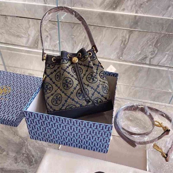 

shoulder bags women's bags can be customized and mixed batches miller old drawstring blue flower portable bucket factory store 70% off