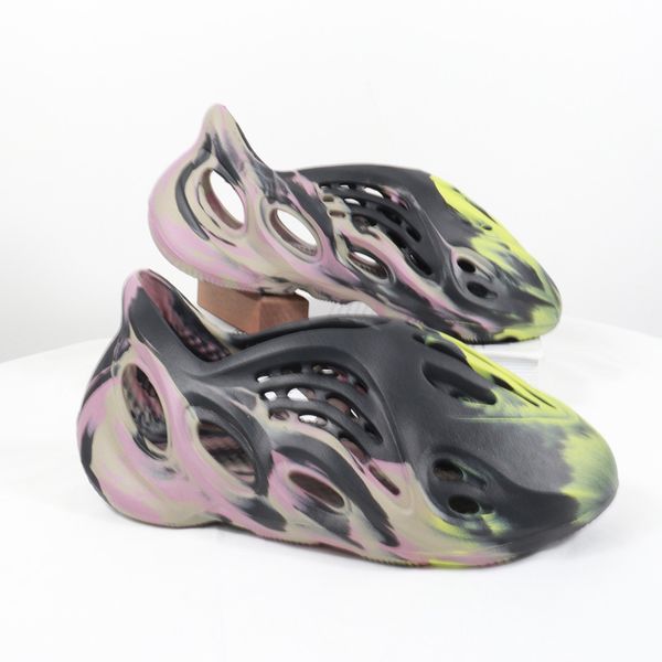 

slide sandals slippers foam slide slides running sulfur stone sage mineral blue pure sand resin belt men ladies clogs ochre, Black