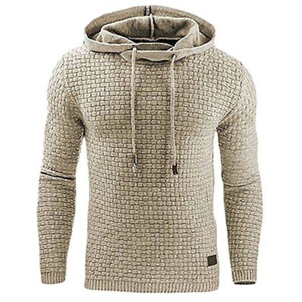 

men's hoodies sweatshirts men brand male plaid hooded sweatshirt mens hoodie tracksuit sweat coat casual sportswear m-4xl drop 220919, Black