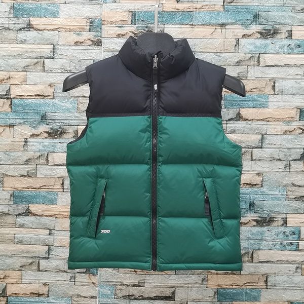 

kids vest down jackets coat boy and girl jackets designers luxurious outerwear with fur luxuries teen clothing designer outwear luxury child, Black