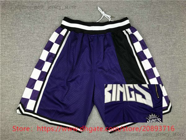

classic just don basketball williams webber bibby shorts with pocket hip pop pant zipper sweatpants fox queta barnes sabonis monk short