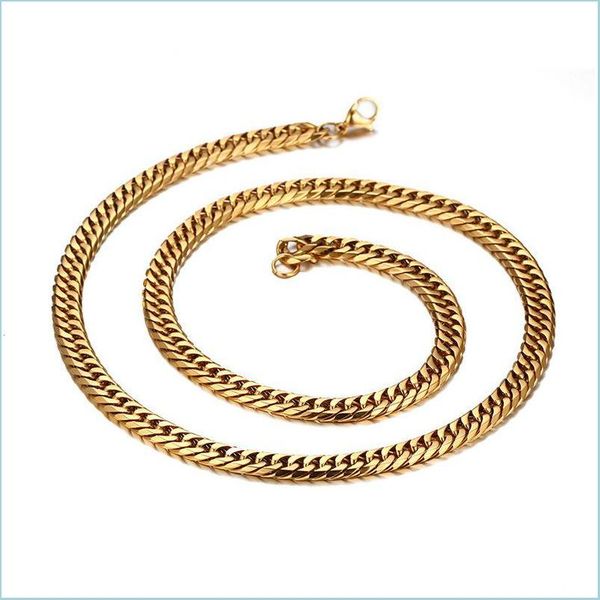 

chains 14k gold miami mens cuban curb link chain necklace 24" 167 u2 drop delivery 2021 jewelry necklaces pendants dhseller2010 dhaod, Silver