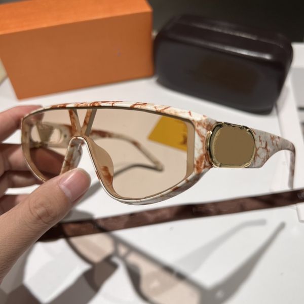 

uv lvl glasses luis lens louie design big sunglasses sun for women protection 8819 connection fashion shield semi-rimless come with packages, White;black