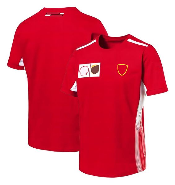 

f1 racing suit short-sleeved sports t-shirt men's team lapel polo shirt