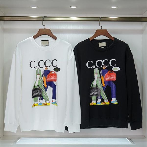 

2022 men's spring hoodie designer sweater print women's jacket sweatshirt casual oversized letterm-xxl, Black