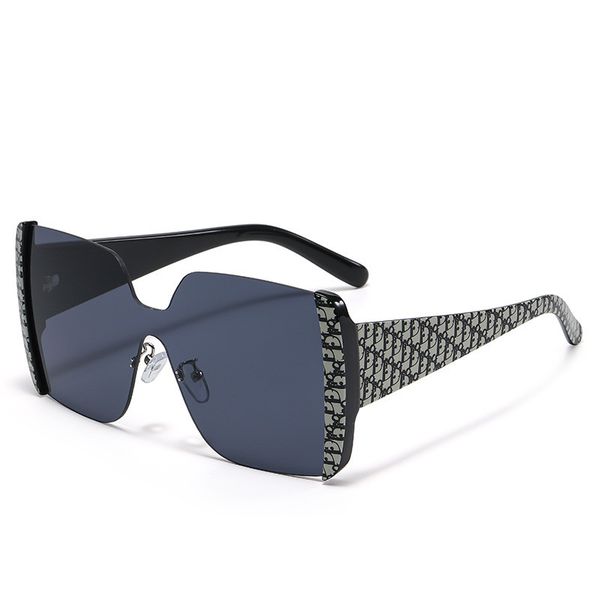 

sunglasses designer luxury womens glasses outdoor frameless fashion classic women's large european and american brands with large size, White;black