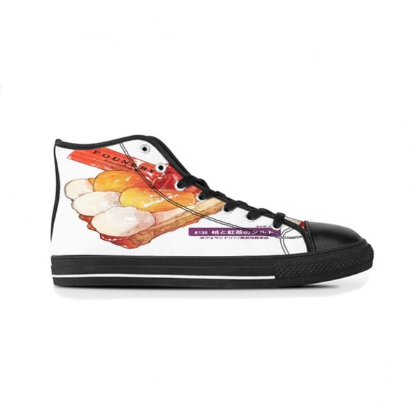 

2022 custom shoes classic canvas high cut skateboard casual accept customization uv printing rubber mens womens sports sneakers