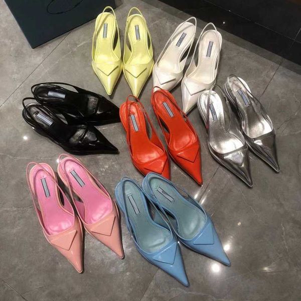 

designer women's sandals fashion inverted triangle sign breathable slipper summer classic short heels l indoor bathroom shoes outdoor c, Black