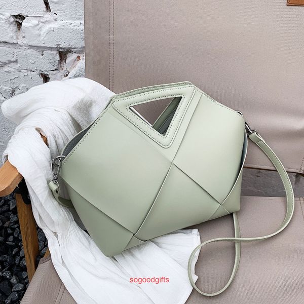 

venetta bag triangle handbag point crossbody bottebags with the bag women 2023 summer new fashion large capacity handbag splice geometr ljqf