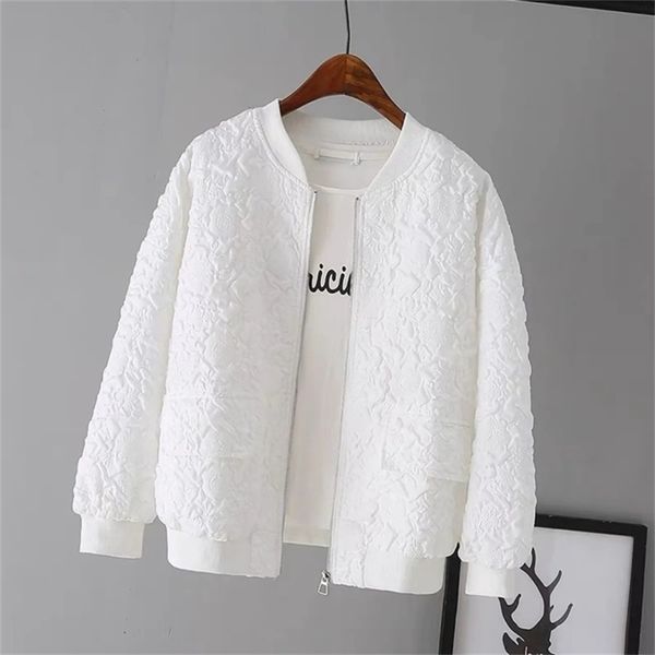 

women's jackets solid color ladies short baseball korean spring casual white female cardigan zipper fashion 220919, Black;brown