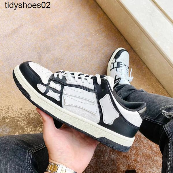 

2022 new men's shoes amirs bone women's high low casual board shoes, Black
