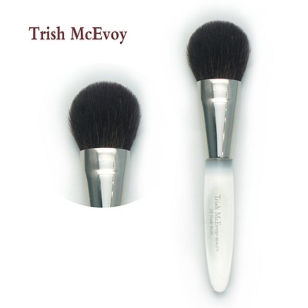 

trish mcevoy 2b# blush dry powder brush wool animal hair makeup brush