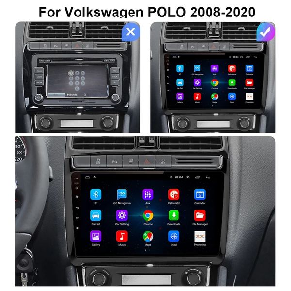 

9 inch car video dvd radio multimedia player touch screen android 2 din gps navigation for vw polo 2011-2016 autoradio