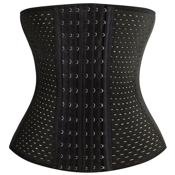 

womens shapers waist trainer cincher body shaper underwear lingerie tummy slim belt postpartum control underbust steel boned corset 220919, Black;white