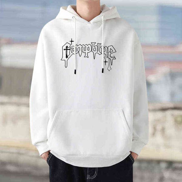 

men's hoodies sweatshirts autumn 2022 new letter hooded sweater fashion brand american thin couple hoodie, Black