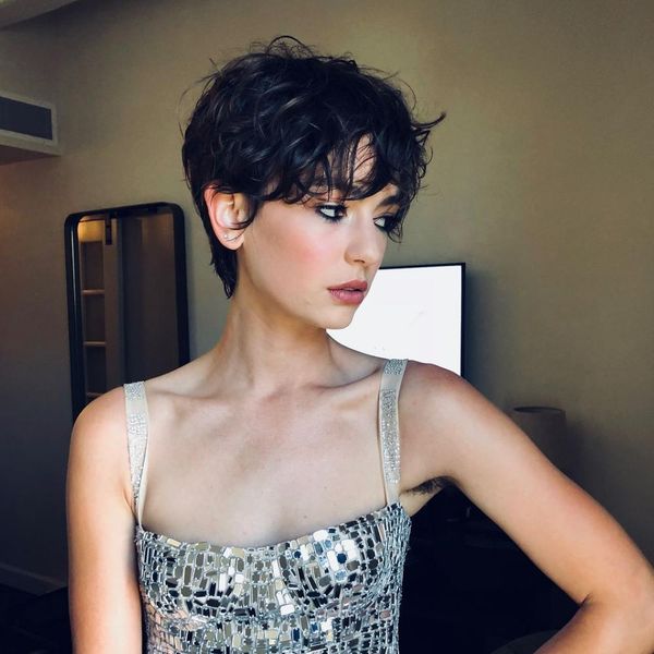 

straight natural black short pixie cut wigs remy brazilian human hair wig full machine made wigs with baby for women, Black;brown