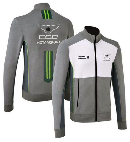 

f1 team uniform men's zip jacket casual sports racing knight sweater