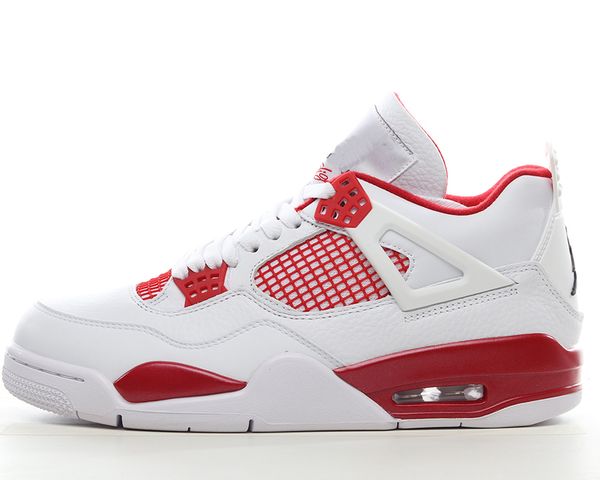 

jumpman 4s motorsport basketball shoes 4 white black gym red outdoor running trainers sports sneakers ship with box