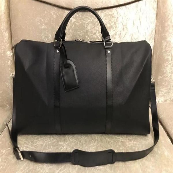 

2021 new fashion men and women travel bag duffel bag luggage large capacity sports bag zipper 55cm2715