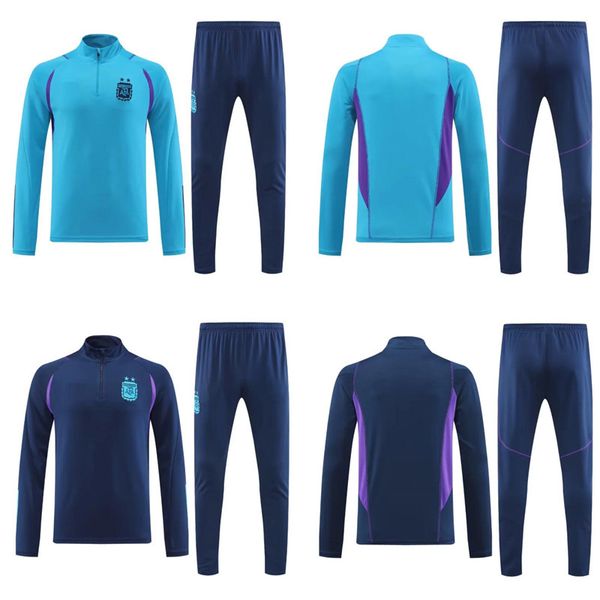 

22 23 argentina jerseys soccer tracksuit messis track suits jacket 2022 2023 dybala lo celso chandal training lautaro martinez di maria spor, Black;yellow